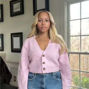 H&M Light Pink Women's Cardigan